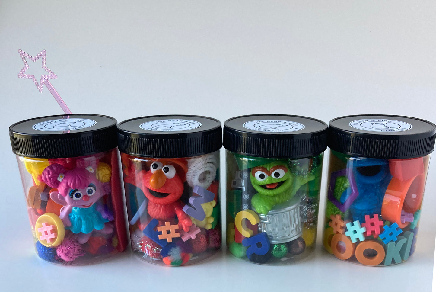 Sesame Street Play Dough Jars